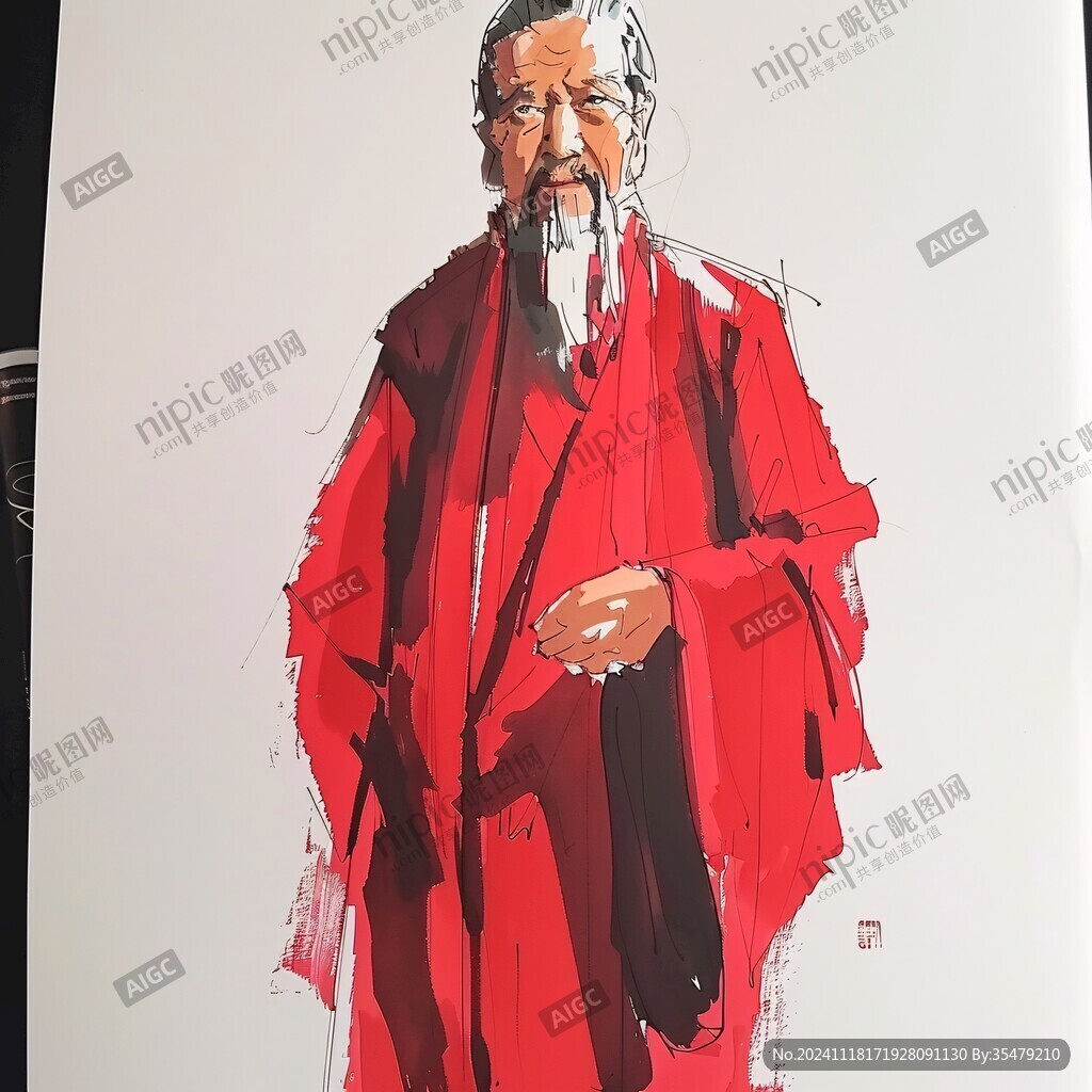 人物彩稿