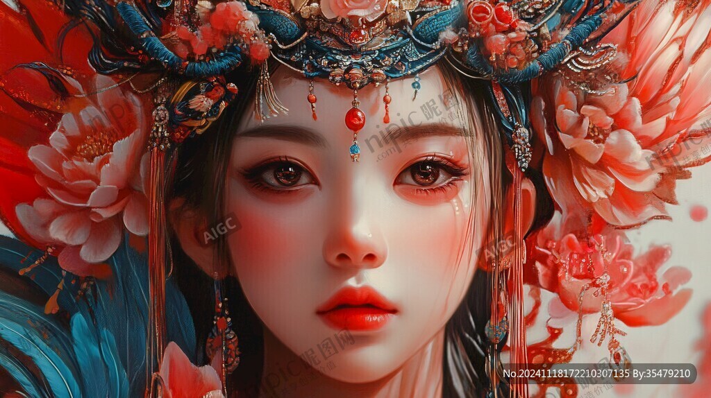 写实人物插画