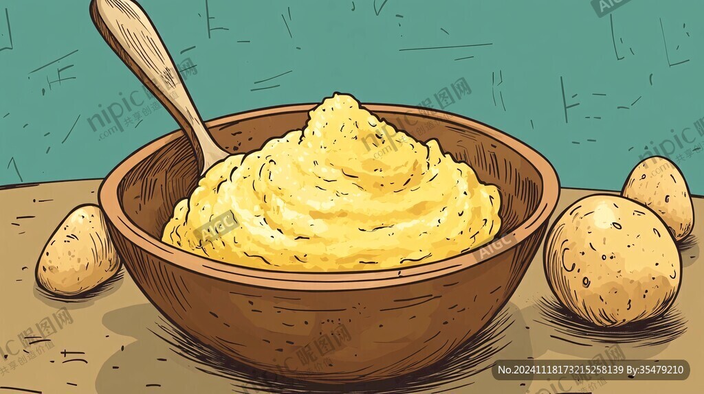 土豆泥插画
