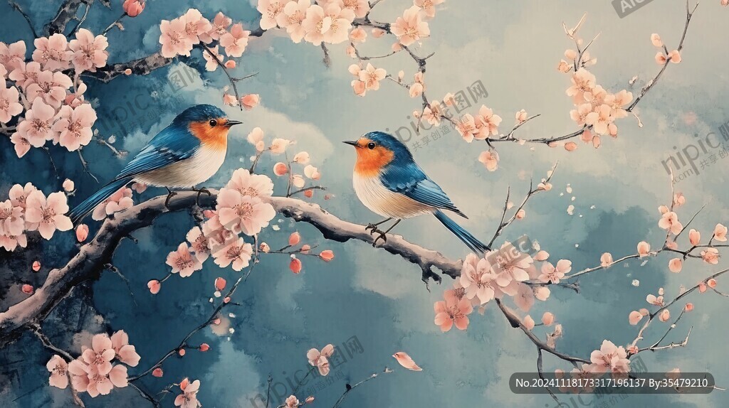 春天花鸟壁纸
