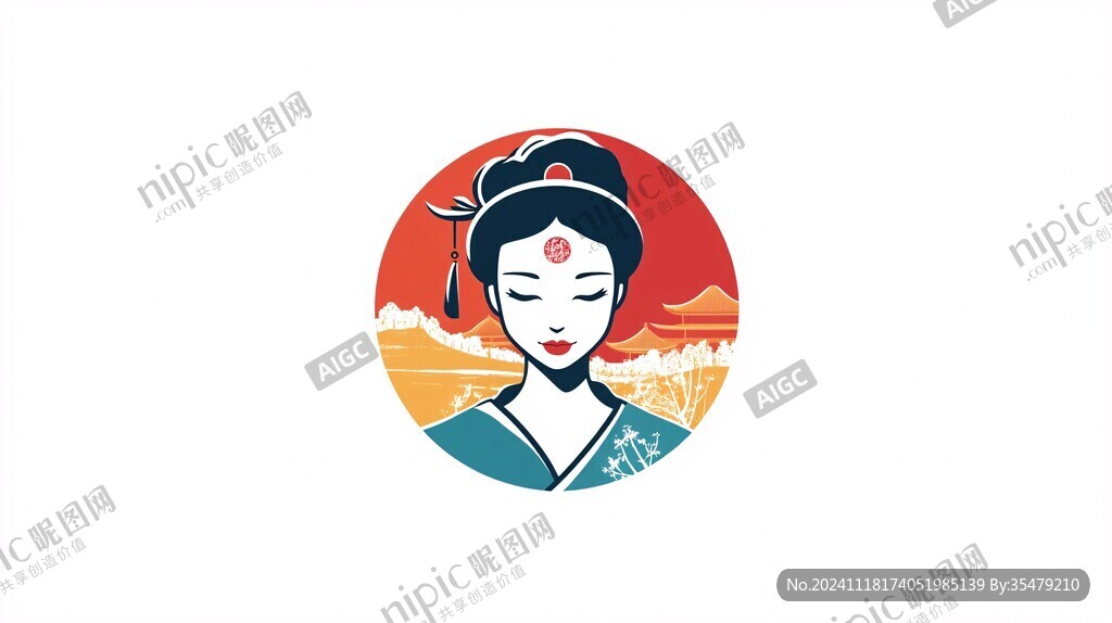 古代女人logo