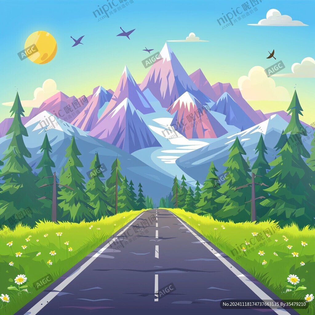 道路与山川
