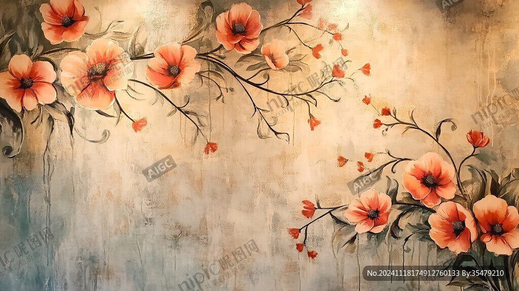高清唯美壁画