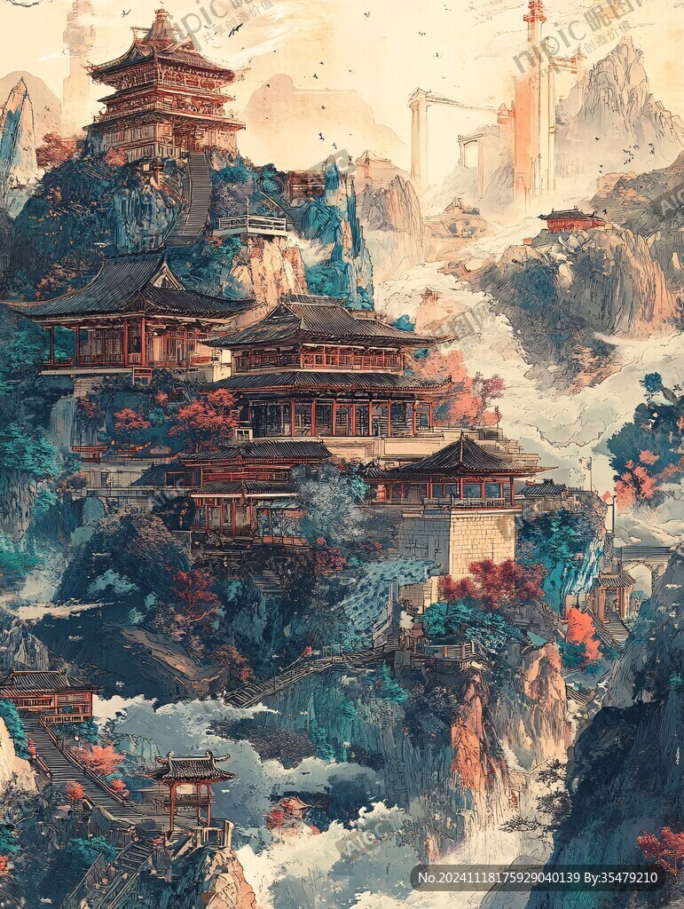 古风仙境天上宫阙