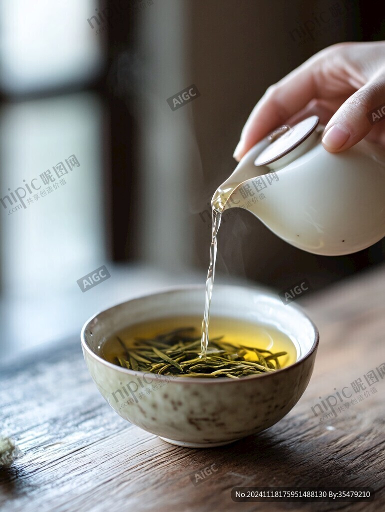 冲茶倒茶