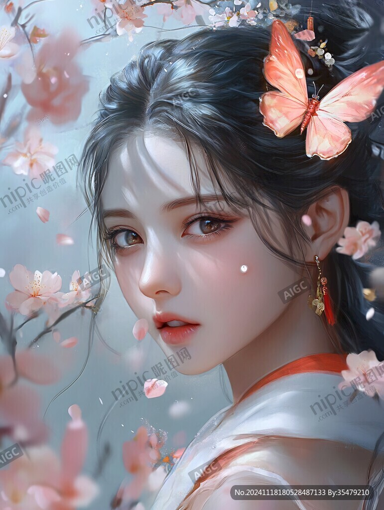 写实人物插画