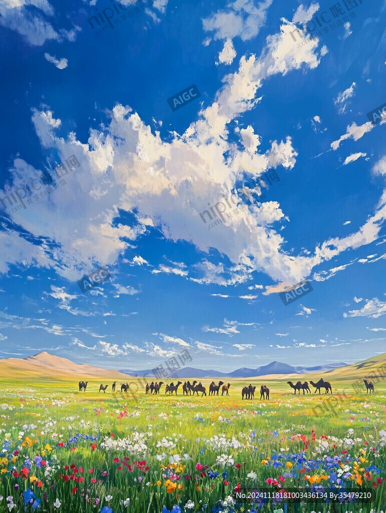 草原风景画