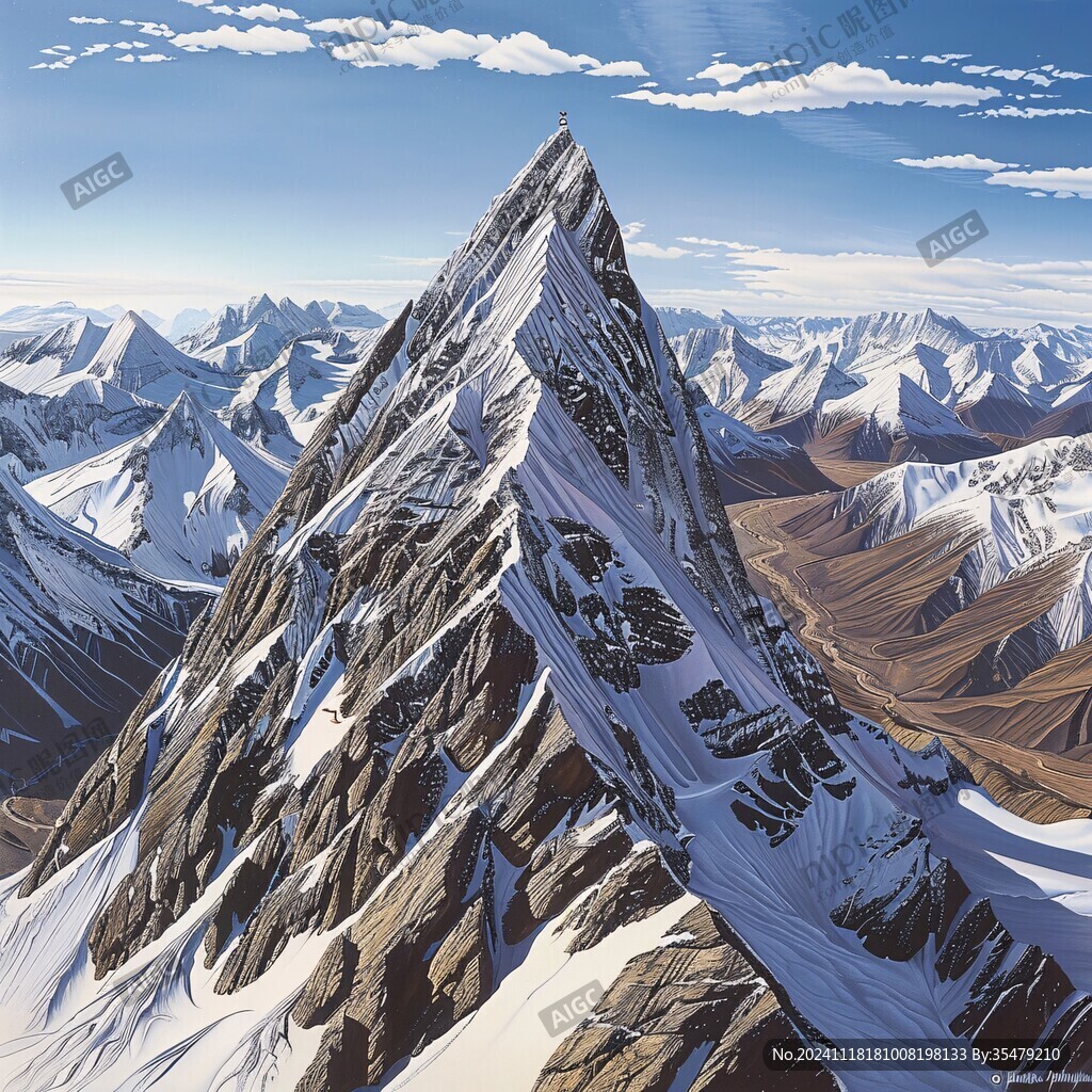 巍巍昆仑全景图