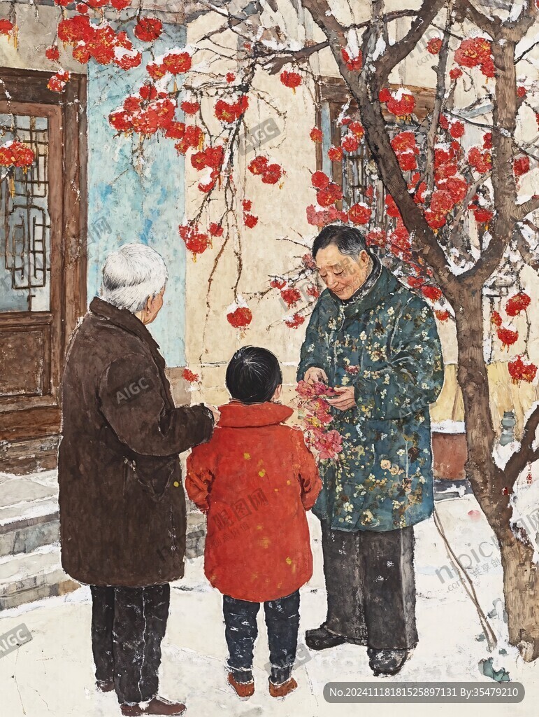 卖糖葫芦场景