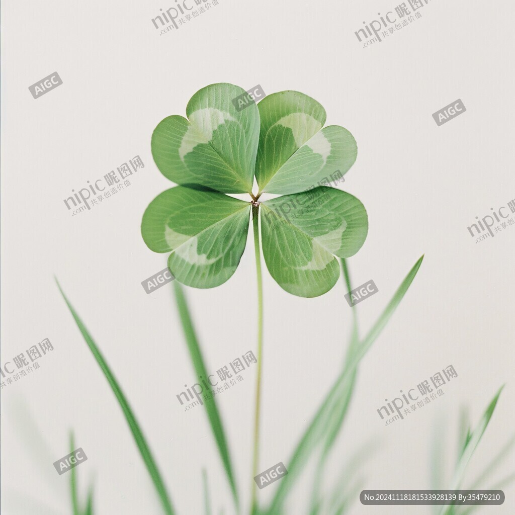 幸运草背景素材