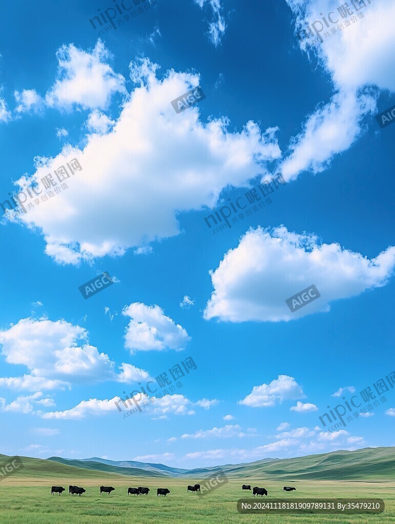 蓝天白云牛羊