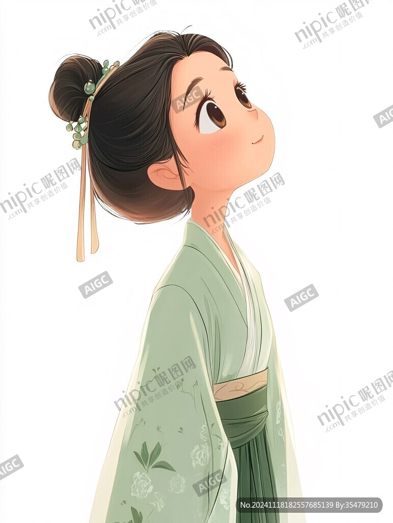 卡通古装女孩