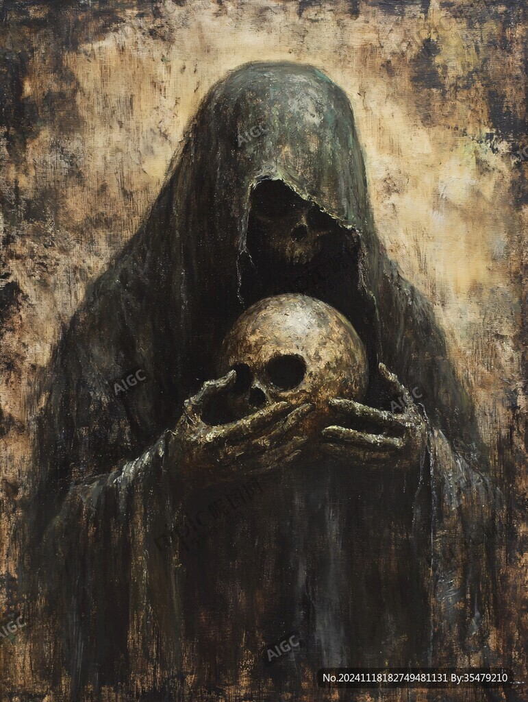 死神像陶砖
