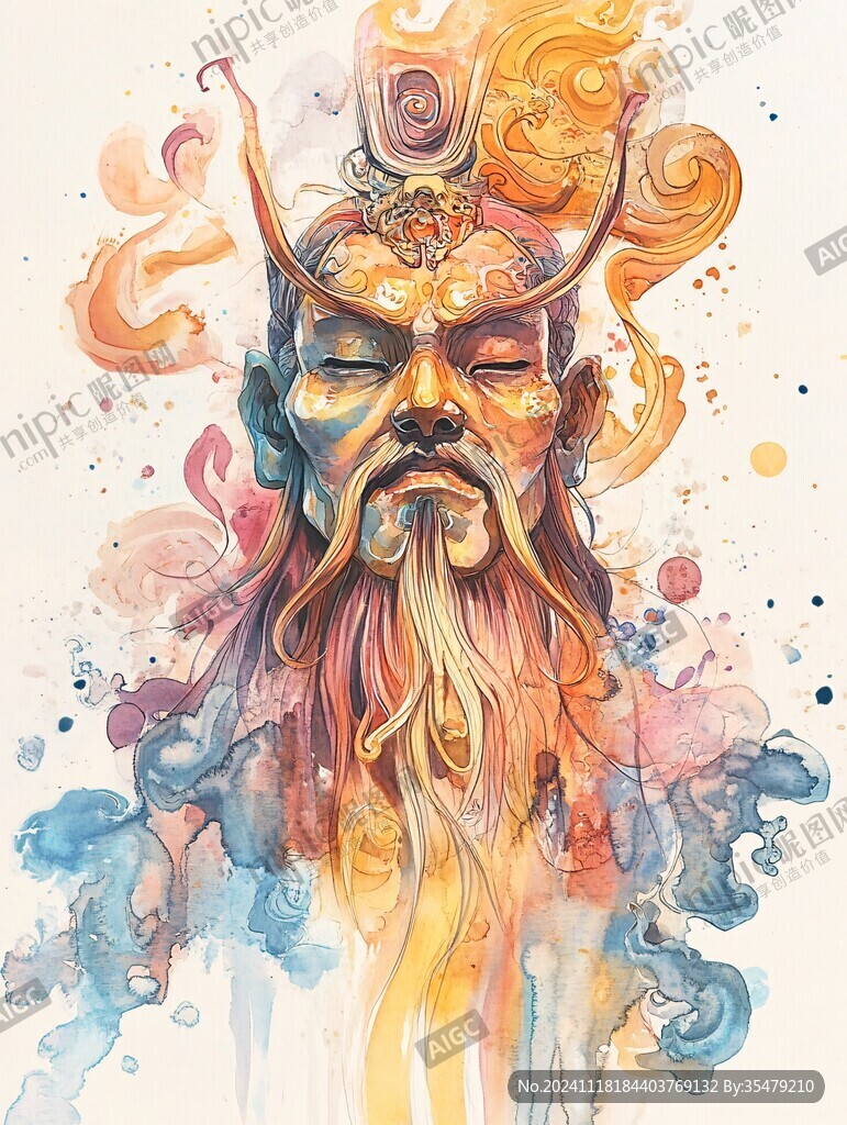 夸父插画