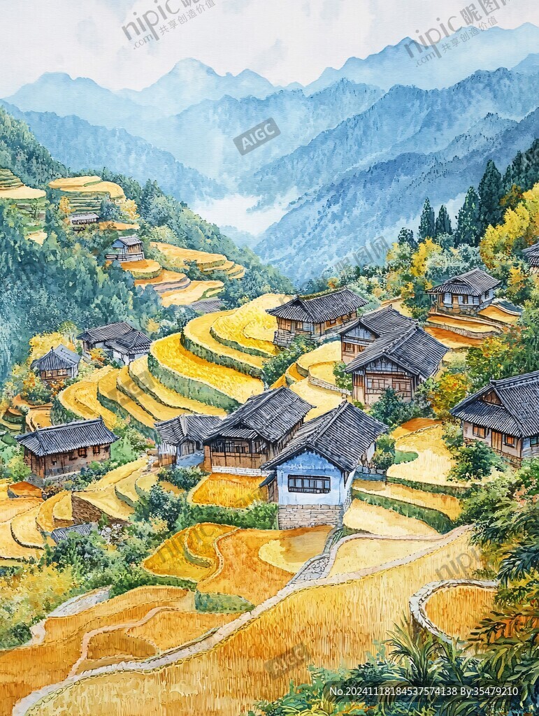 黔东南插画