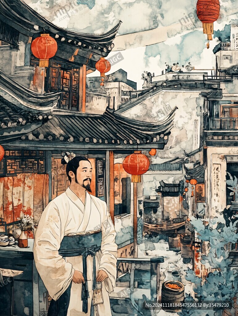 江浦文庙插画