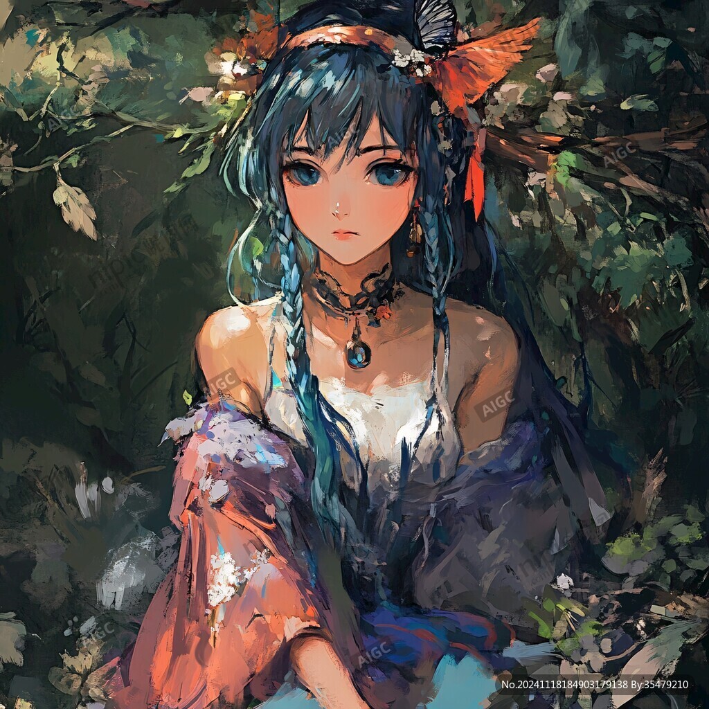 厚涂少女