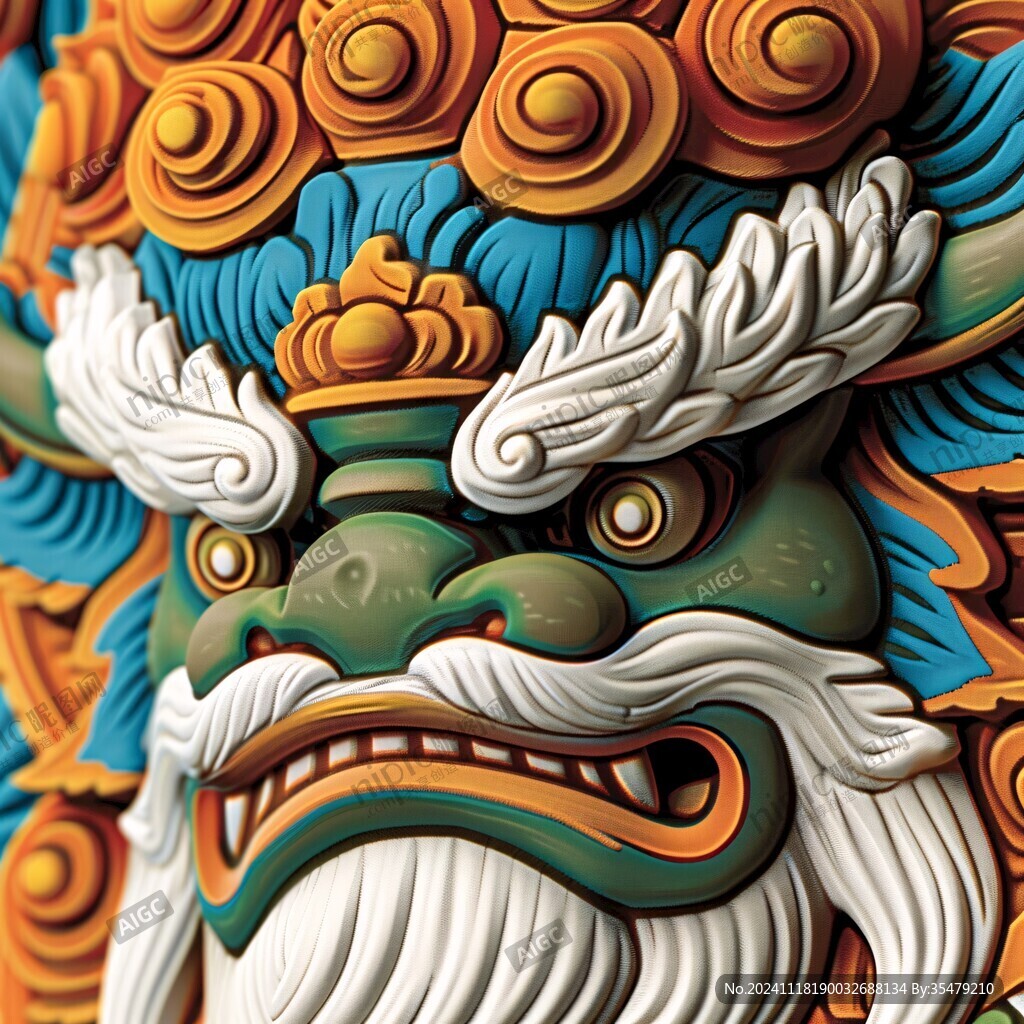 醒狮包装插画