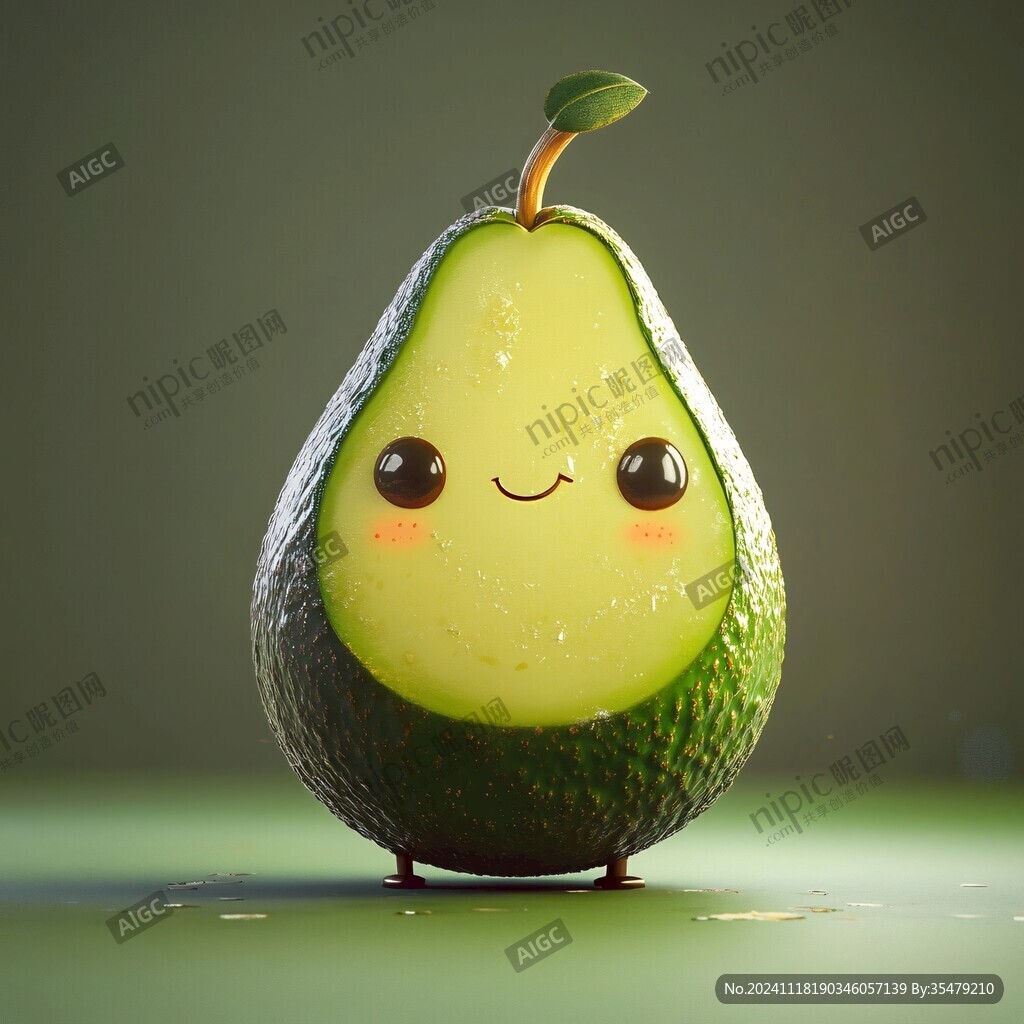 lowpoly奇异果