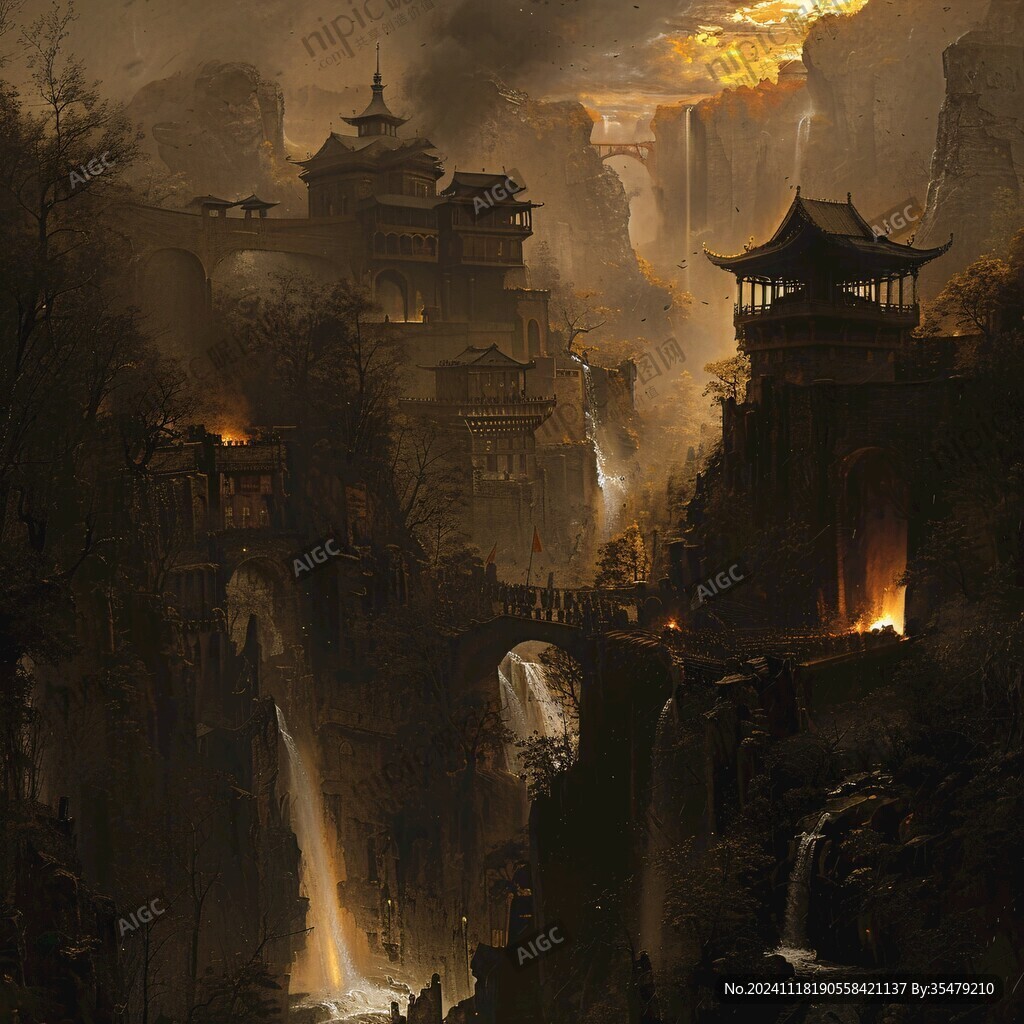 古风场景概念图