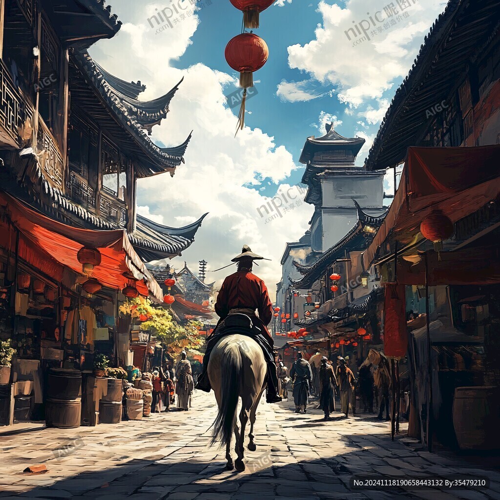 横店插画