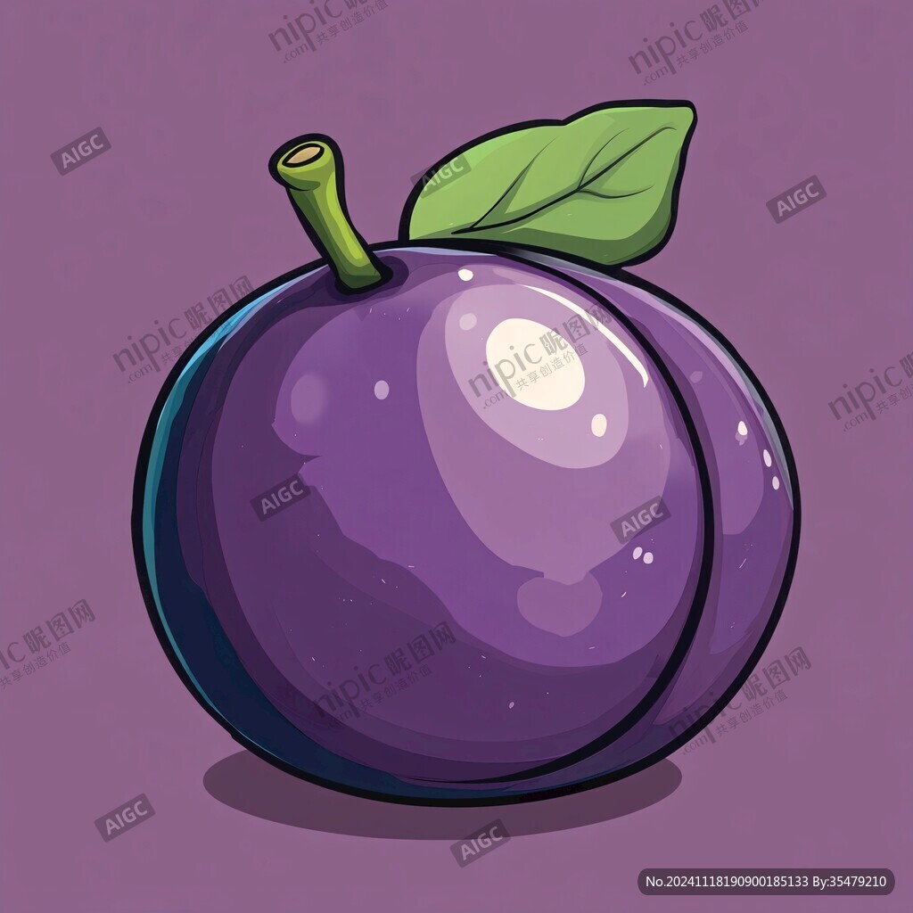 西梅插画设计