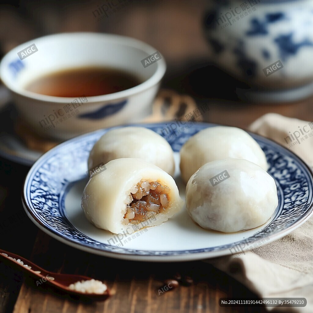 农家手工糯米肉圆