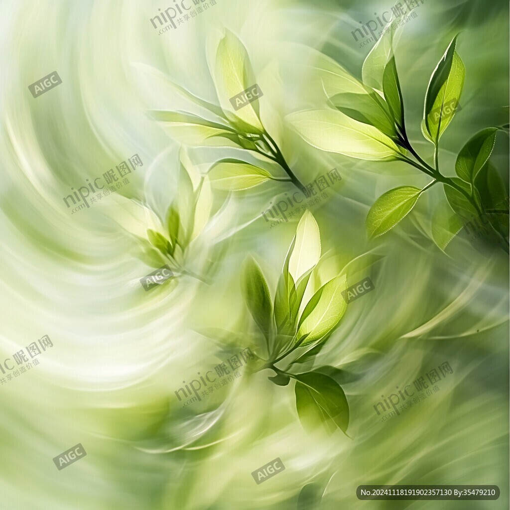 绿树叶梦幻