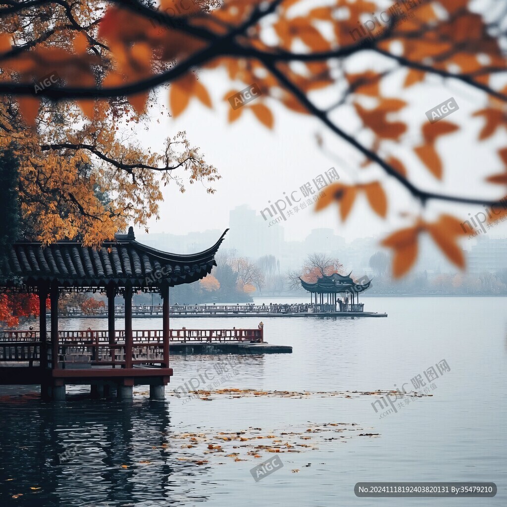苏堤秋景
