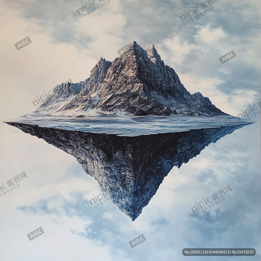 3d云海悬浮小岛