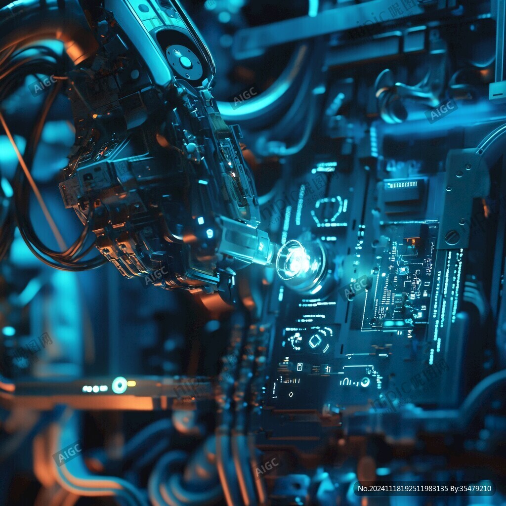 工业科技底纹