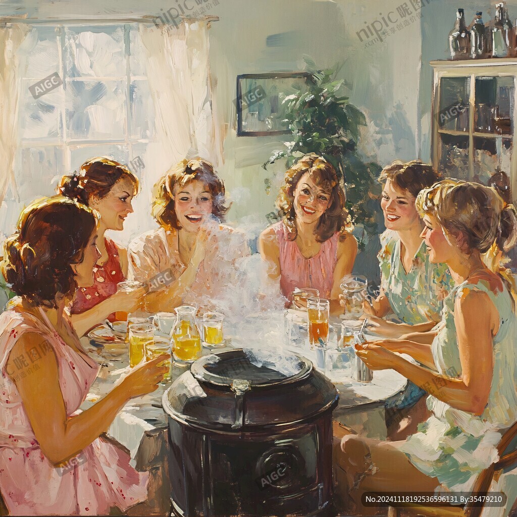 女孩party
