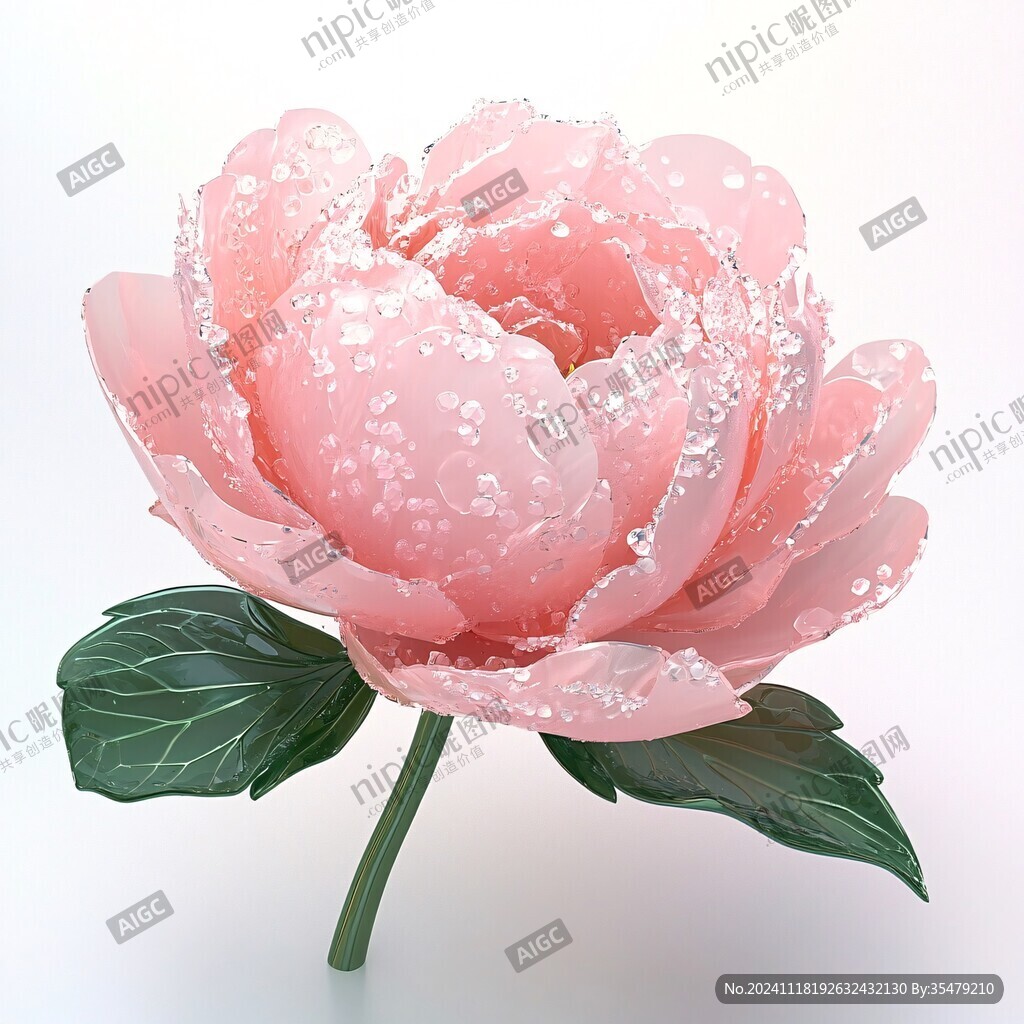 写实牡丹花