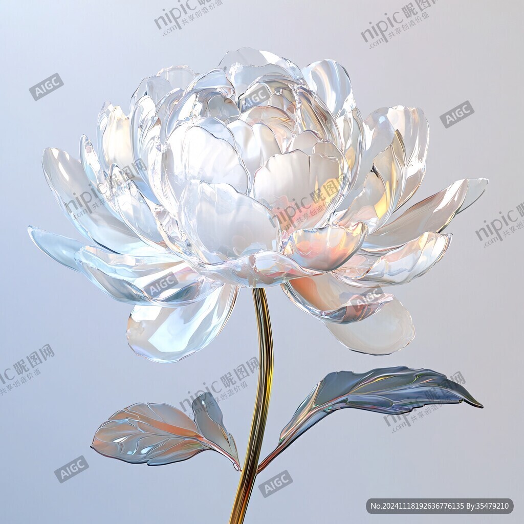 3d立体金属花