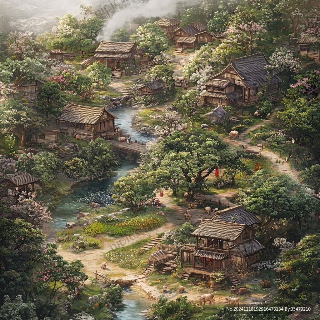 古风人物大场景