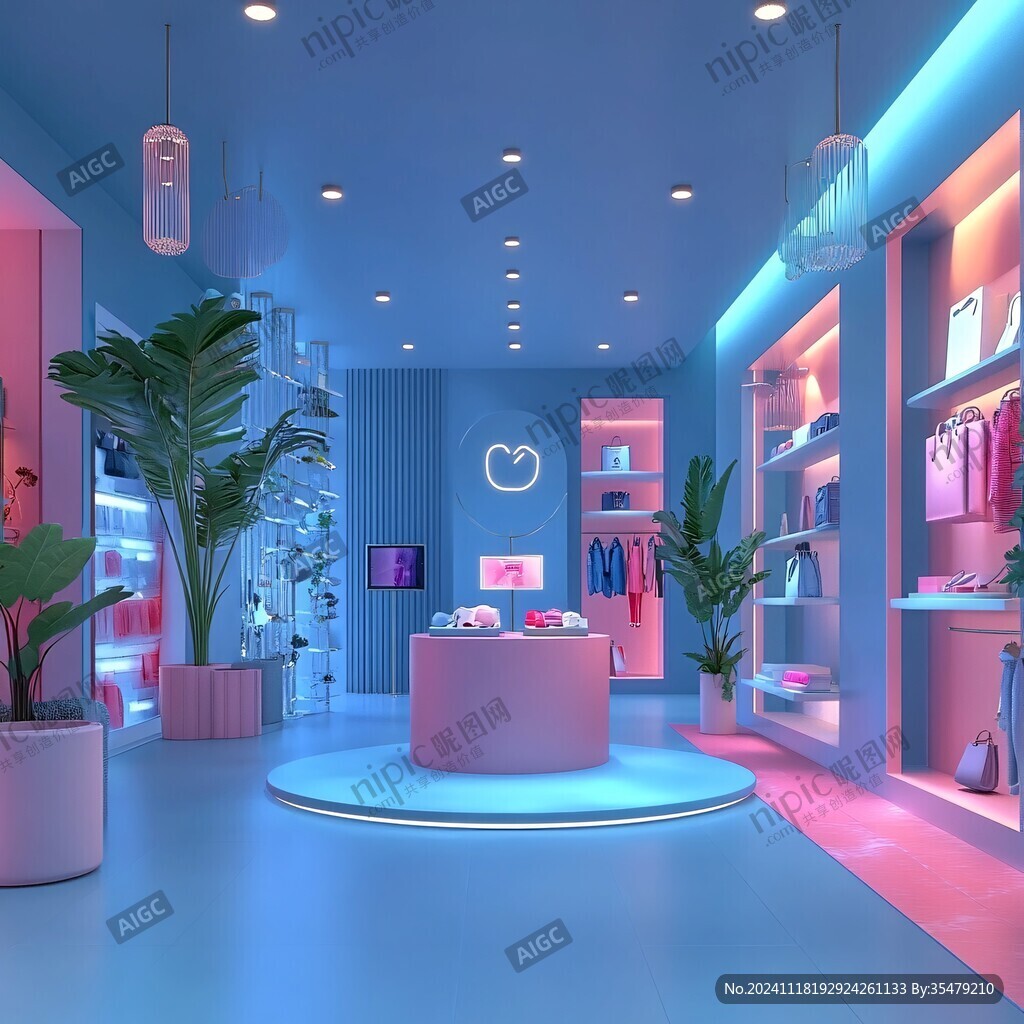浪漫店铺设计