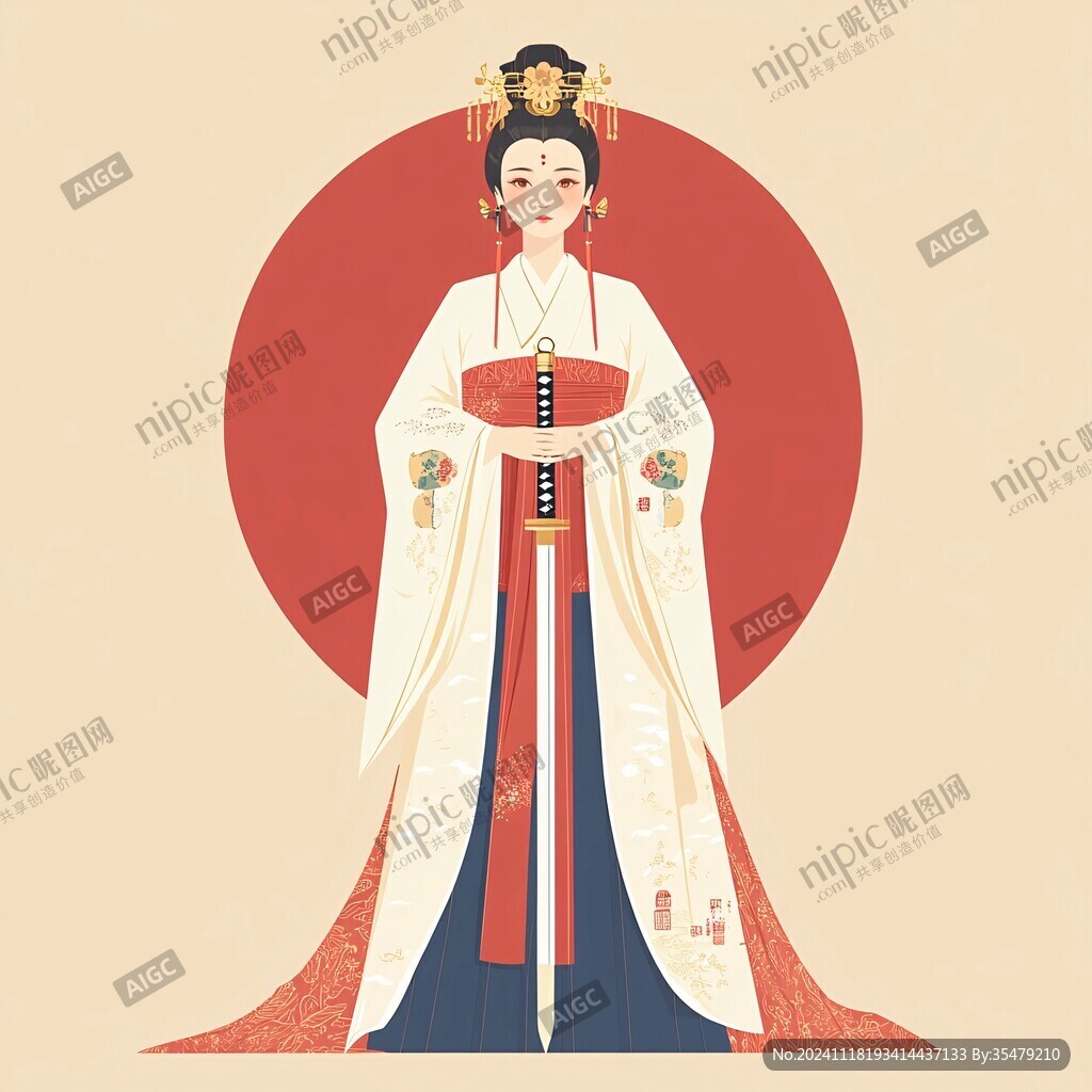 贵妃插画