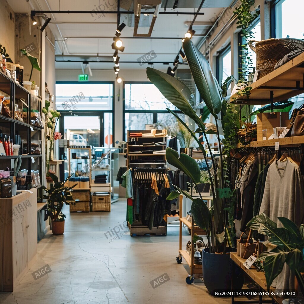 户外服装店内景实拍