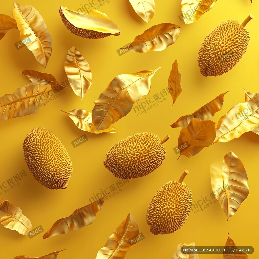 榴莲包装插画