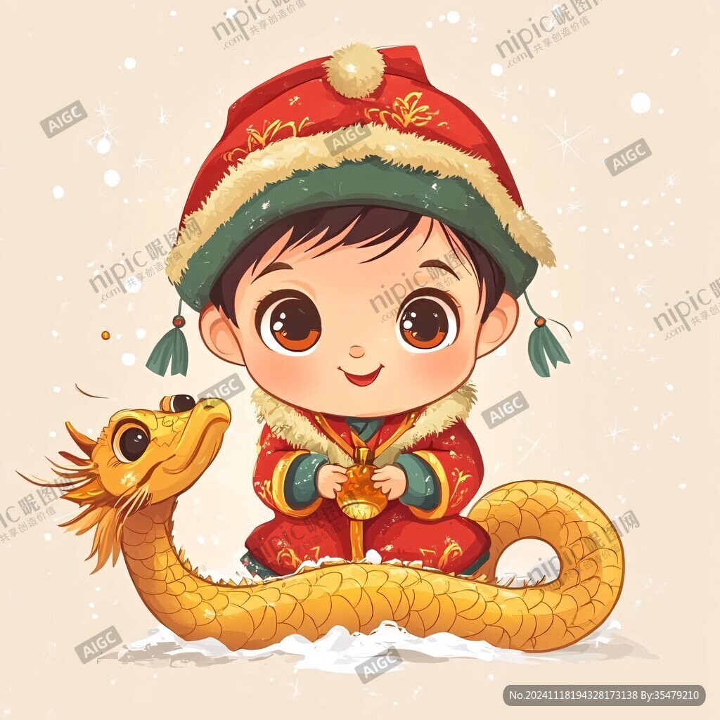 小龙拜年