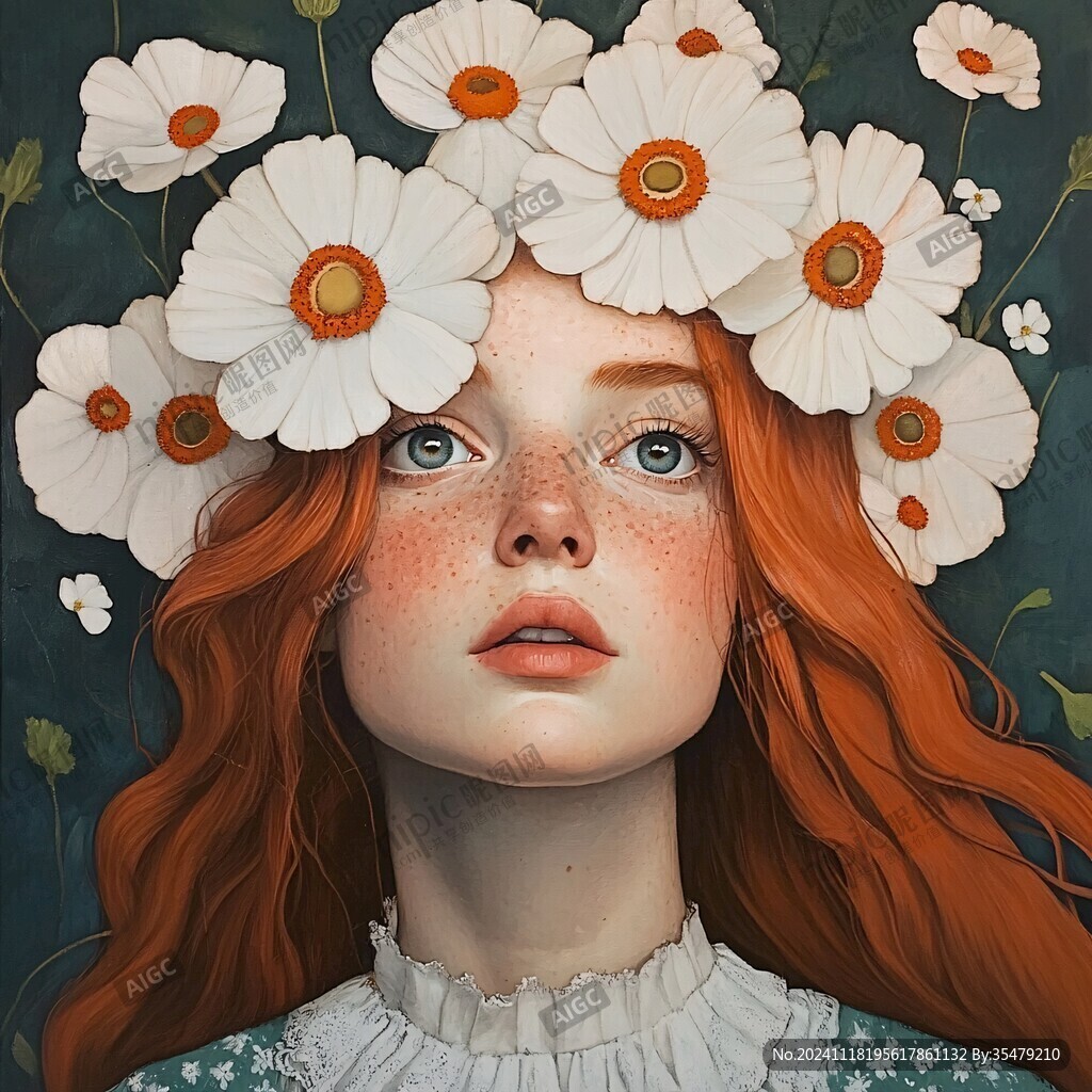 写实人物插画