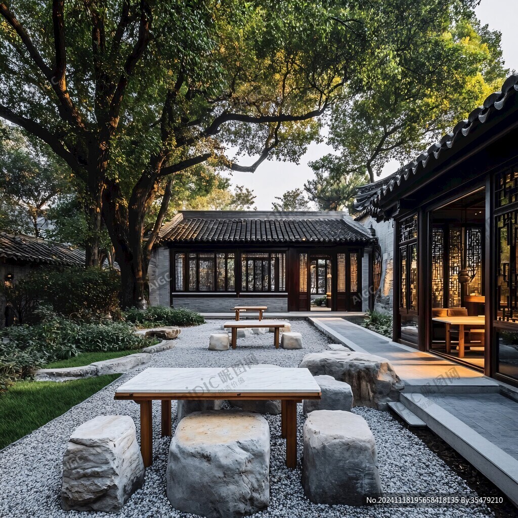 高端中式庭院