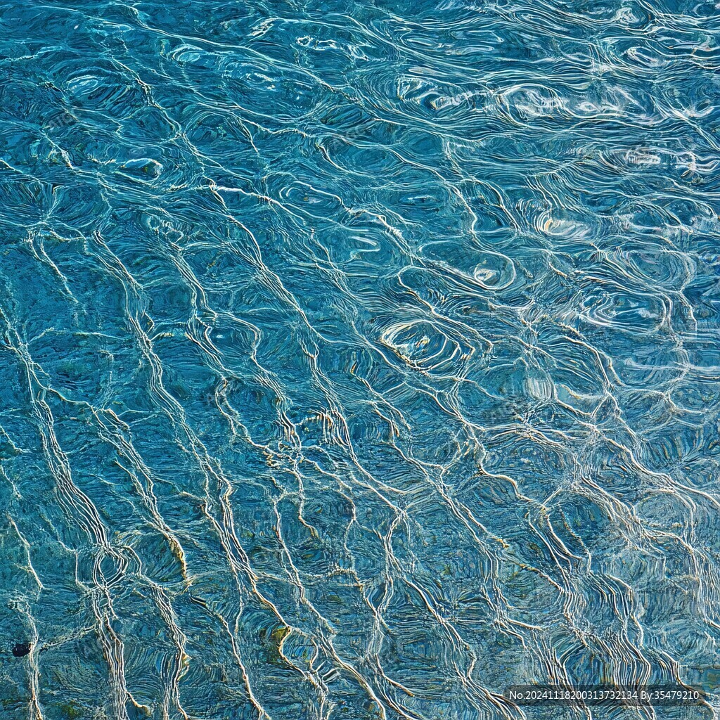 海洋水波纹泳池水纹