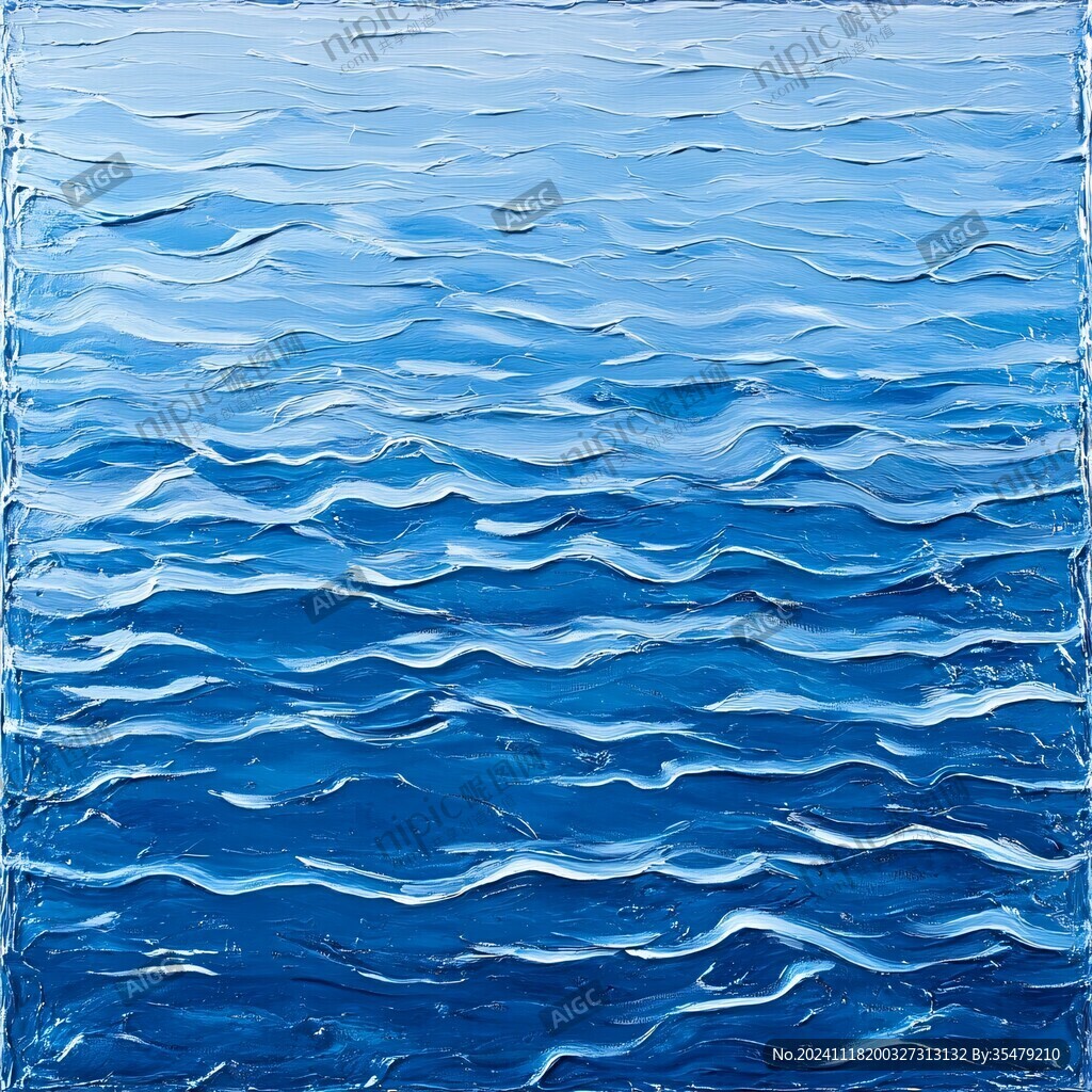 水波纹装饰画