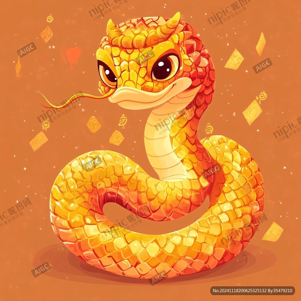 蛇年插画合集