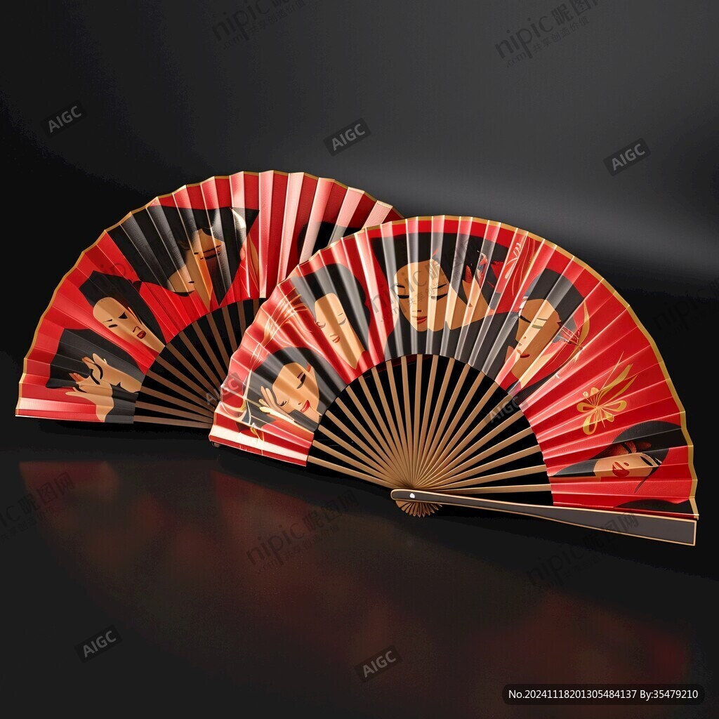 新中式折扇