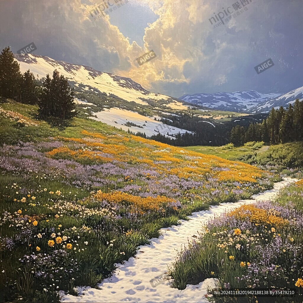 美丽风景油画