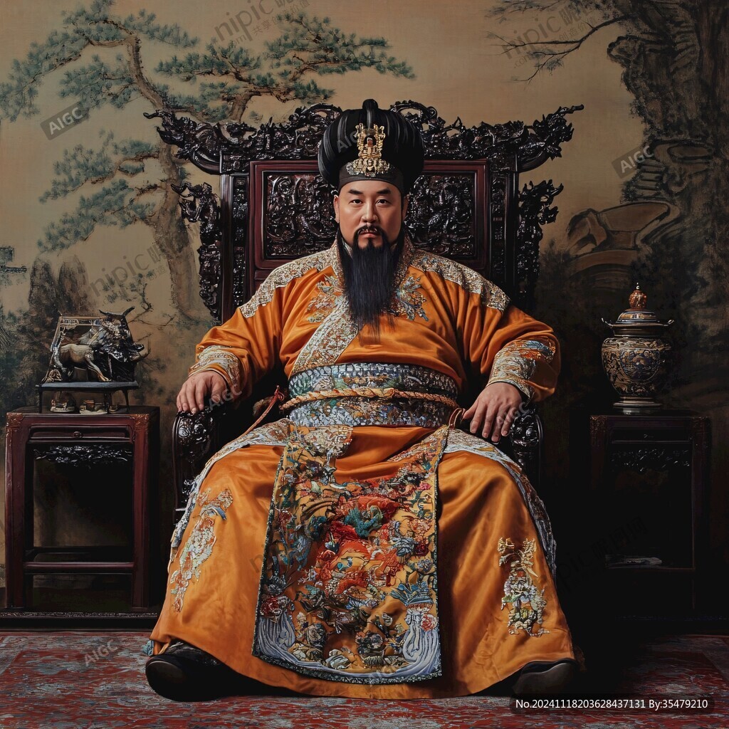 朱棣坐像