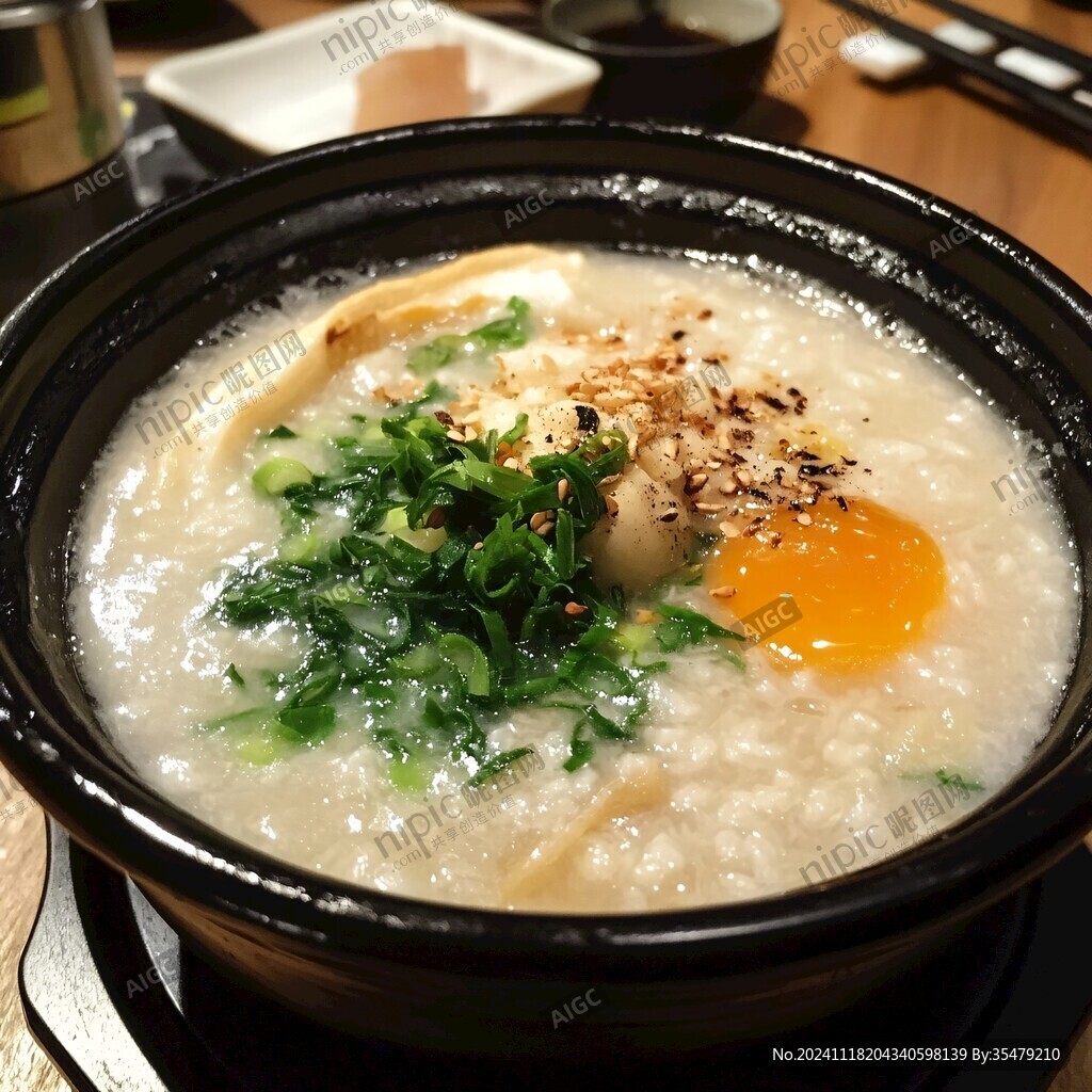 首尔松茸松仁粥