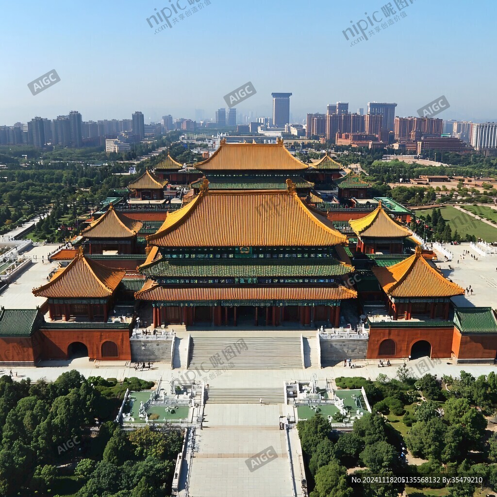 俯瞰中轴线
